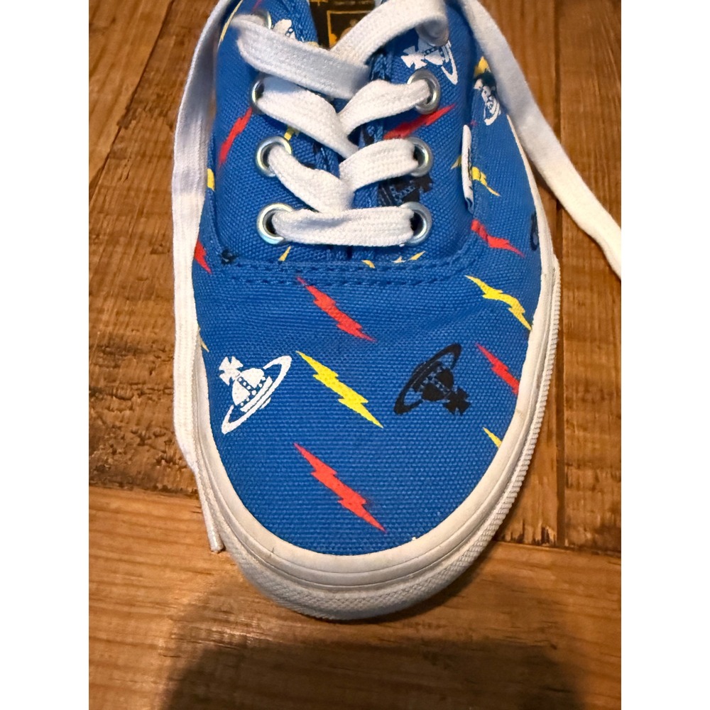 Vans x Vivienne Westwood Authentic Thunder Bolt Orbs Shoes Women Sz 6 EUC - Picture 7 of 8